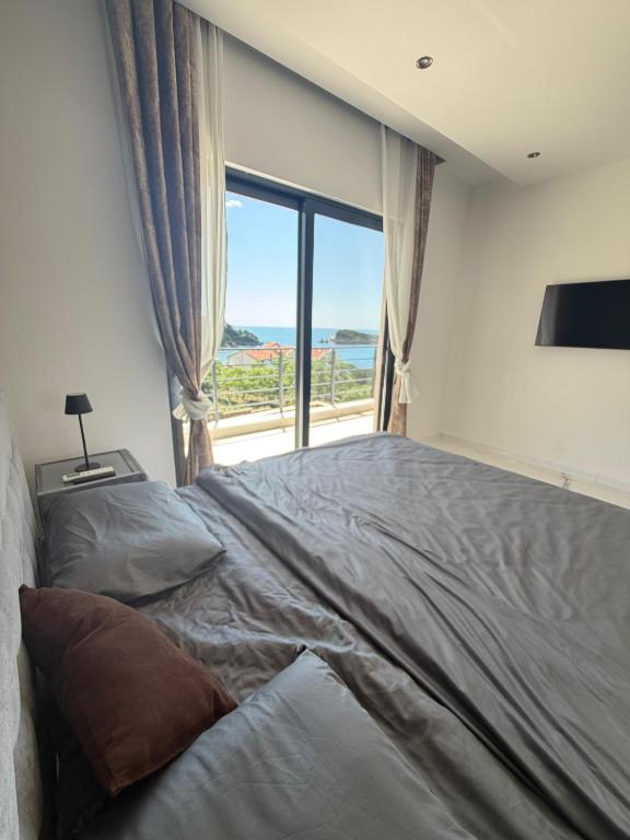 Schlafzimmer mit Meerblick